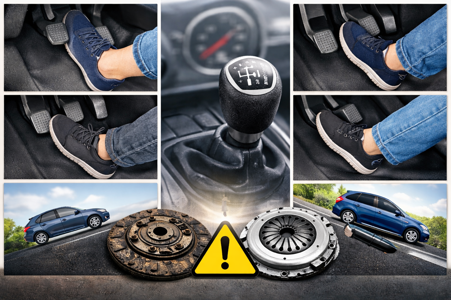 🔧 اشتباهات رایج کلاچ گرفتن و روش صحیح استفاده از کلاچ